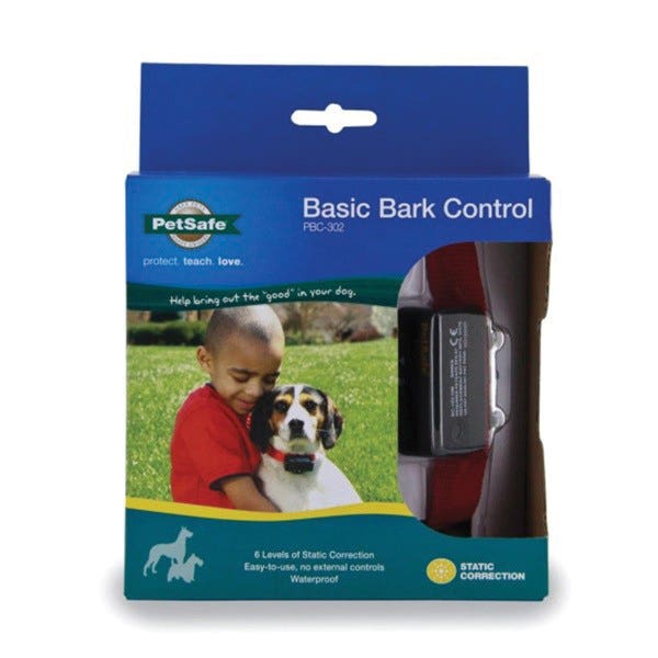 PetSafe Bark Control Collar, Battery, Nylon/Plastic, Red