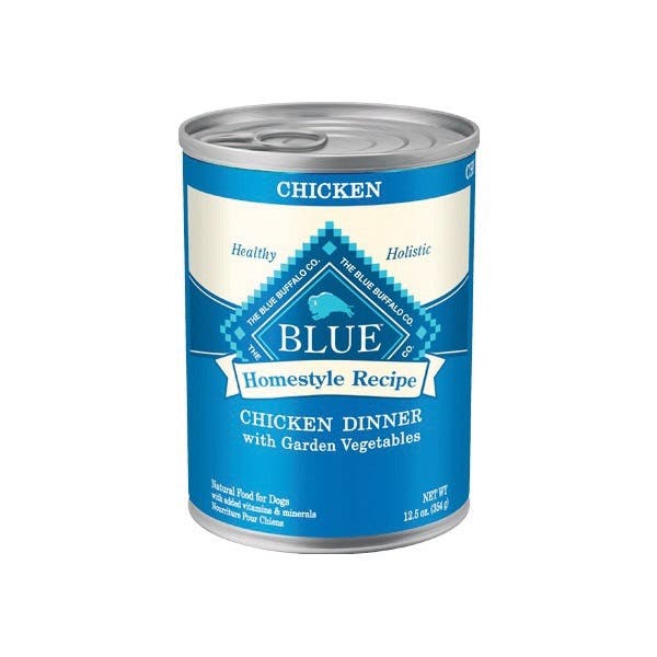 Blue Wilderness Homestyle Recipe 152 Dog Food, Chicken, Garden Vegetables, 12.5 oz, Can