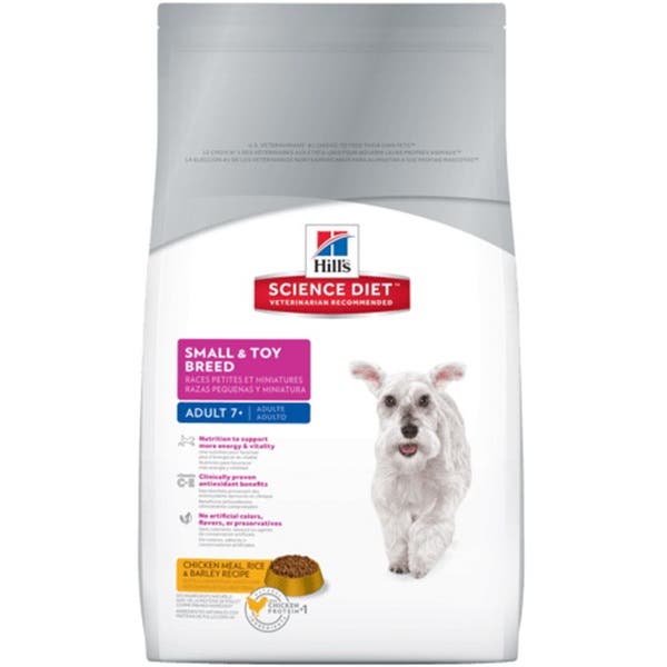 Hill's 9098 Dog Food, Chicken, Rice, Adult, S, Dry, 4.5 lb Bag