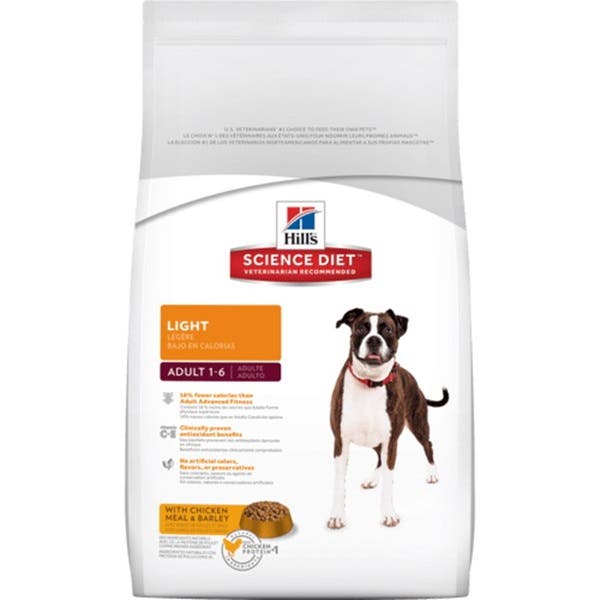 Hill's Dog Food, Adult Breed, Dry, Barley, Chicken Flavor, 30 lb Bag