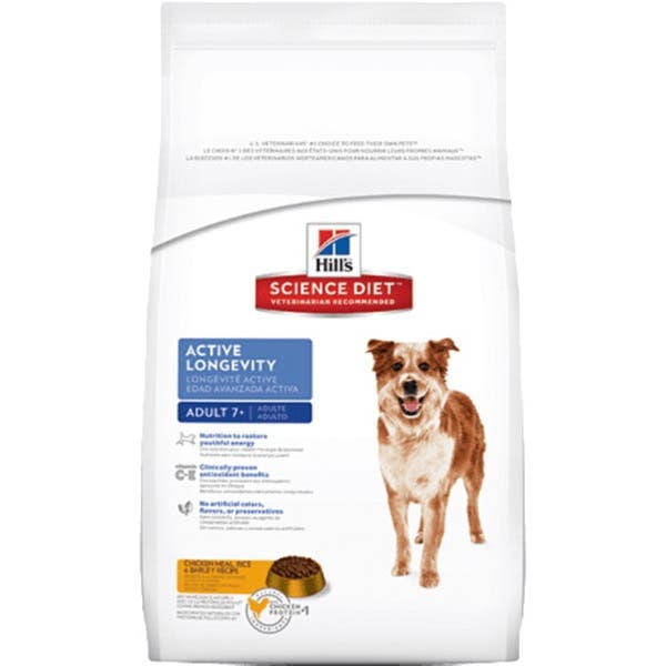 Hill's 6702 Dog Food, Adult Breed, Dry, Barley, Chicken, Rice Flavor, 5 lb Bag