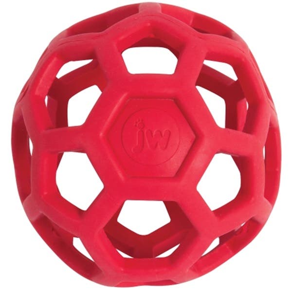 JW Hol-ee Roller Dog Toy, M, Ball, Rubber, Assorted