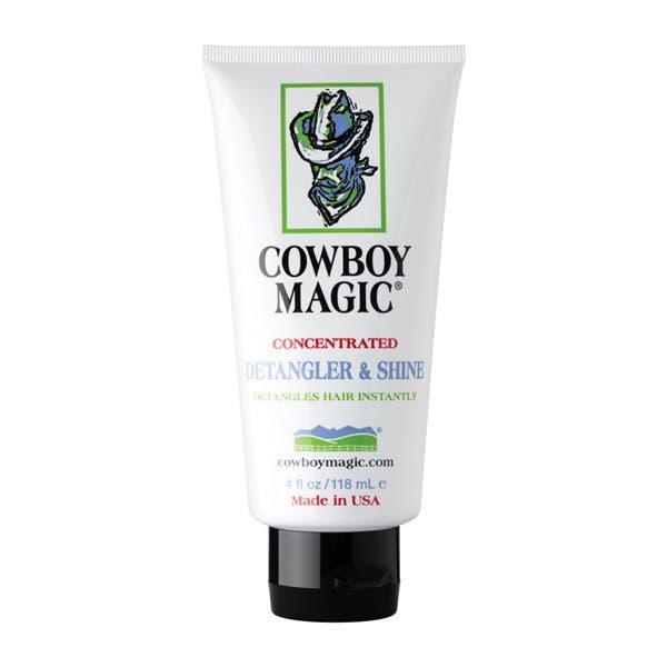 Cowboy Magic Detangler and Shine, Liquid, Clear, Fresh, Fruity Grass, 4 oz