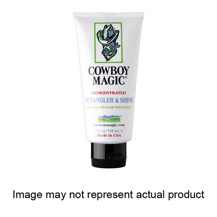 Cowboy Magic Detangler and Shine, Liquid, Clear, Fresh, Fruity Grass, 32 oz