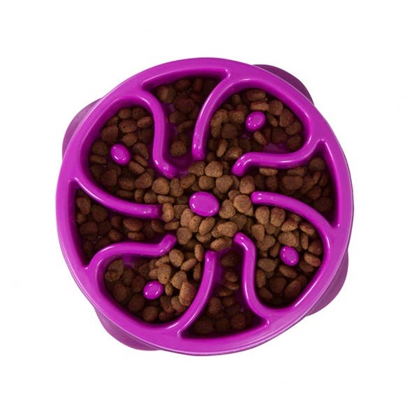 Outward Hound Fun Feeder, Mini, 2 cup Volume, ABS, Purple