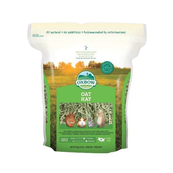 Oxbow 101-103-0150 Oat Hay Pet Food, Savory, 15 oz