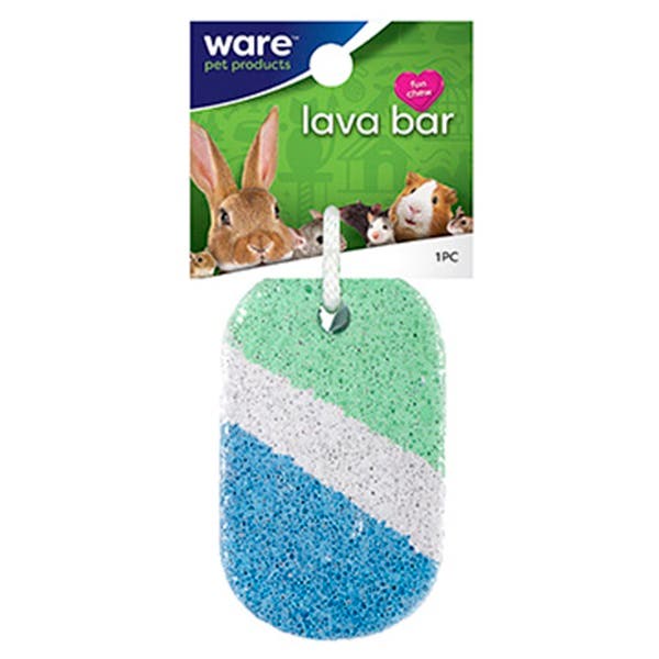 Ware 13084 Lava Bar, Chinchilla, Guinea Pig, Rabbit, Rat, Lava Stone