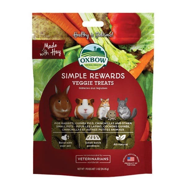 Oxbow Simple Rewards Veggie Treat, Vegetable, 2 oz