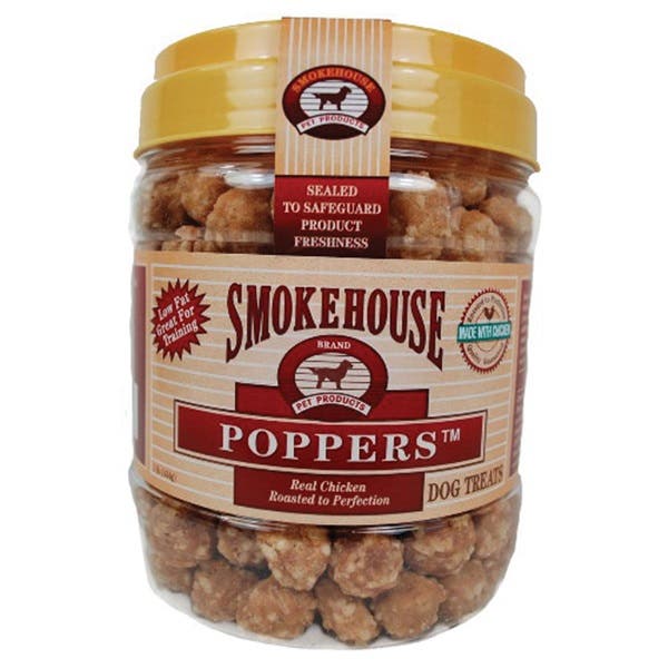 Smokehouse 25092 Dog Treat, Poppers, 8 oz