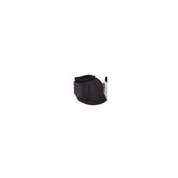 Classic Equine Dyno Turn Bell Boots, M, Fabric, Black