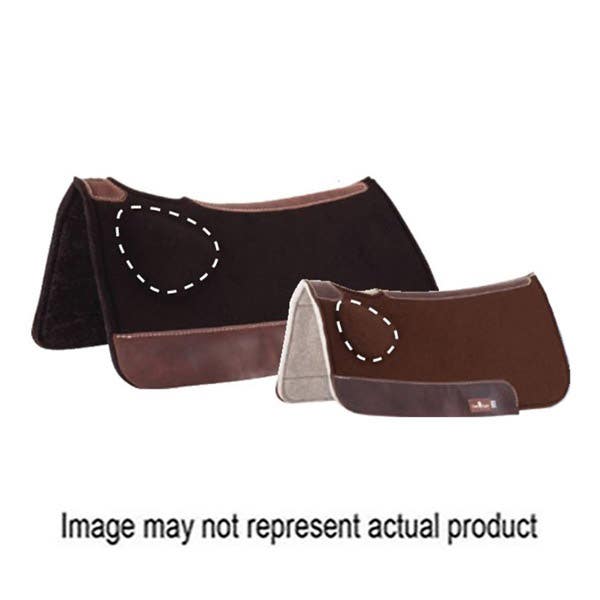 Classic Equine BioFit Saddle Pad, Felt/Wool, Black