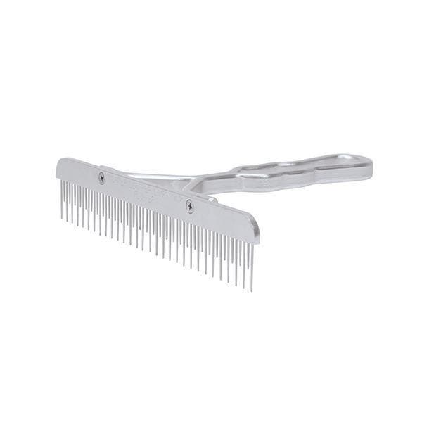 Weaver Leather Fluffer Comb, Stainless Steel Bristle, Aluminum