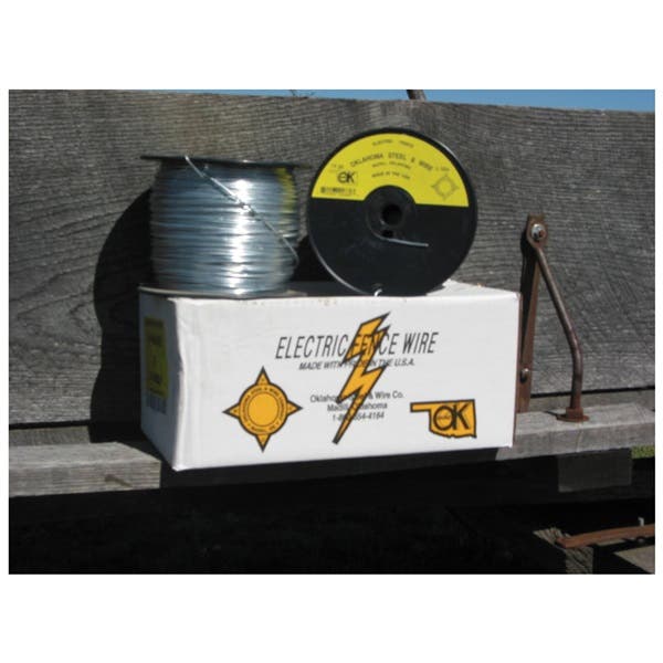 OK Brand Electric Fence Wire, 3/4 Mile