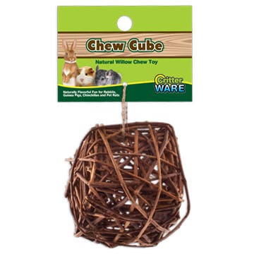 Ware Chew Cube, Chinchillas, Guinea Pigs, Pet Rats, Rabbits, S, Willow, Natural