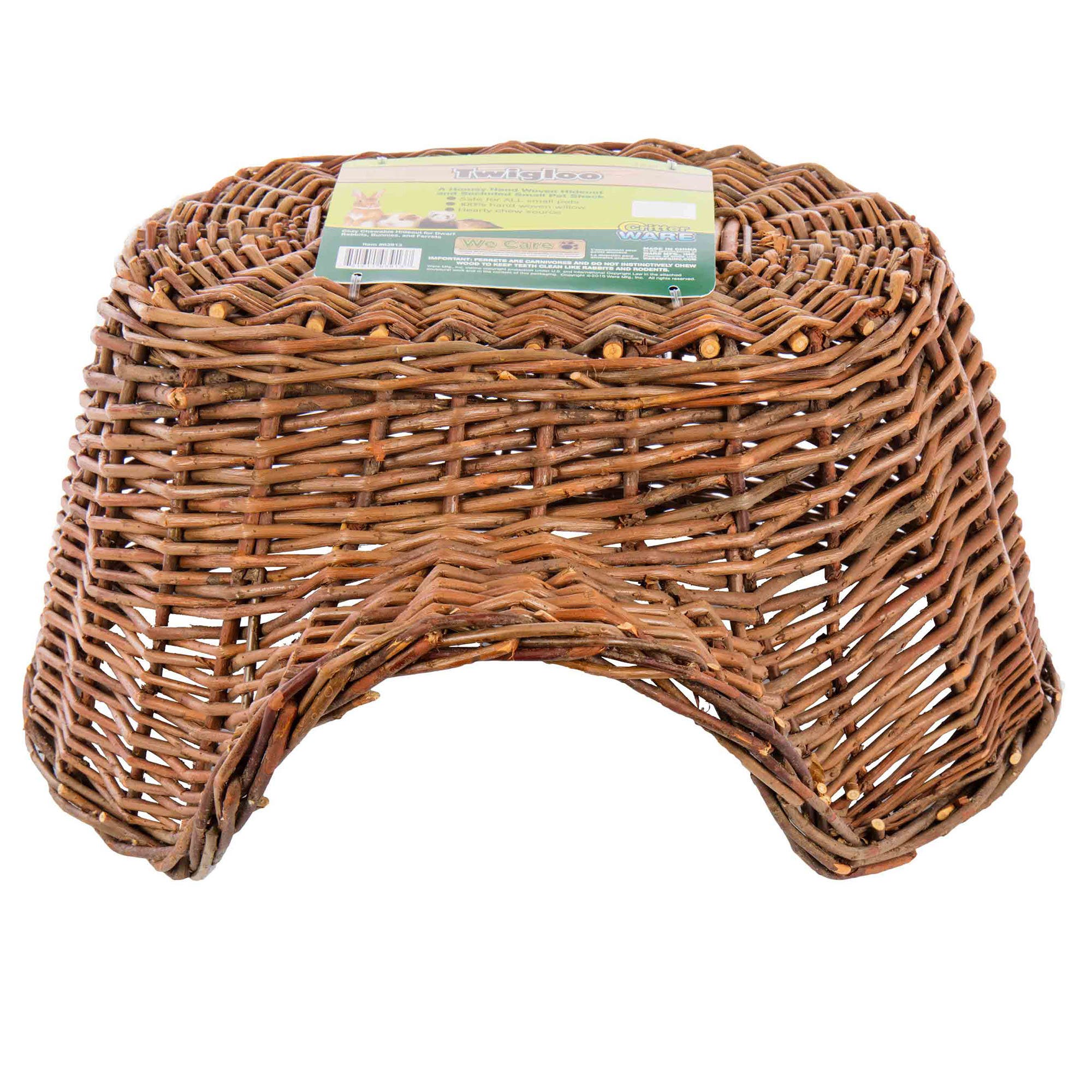 Ware 03913 Twigloo, 15 in W, 12-3/4 in D, 7-1/4 in H, L, Willow, Natural