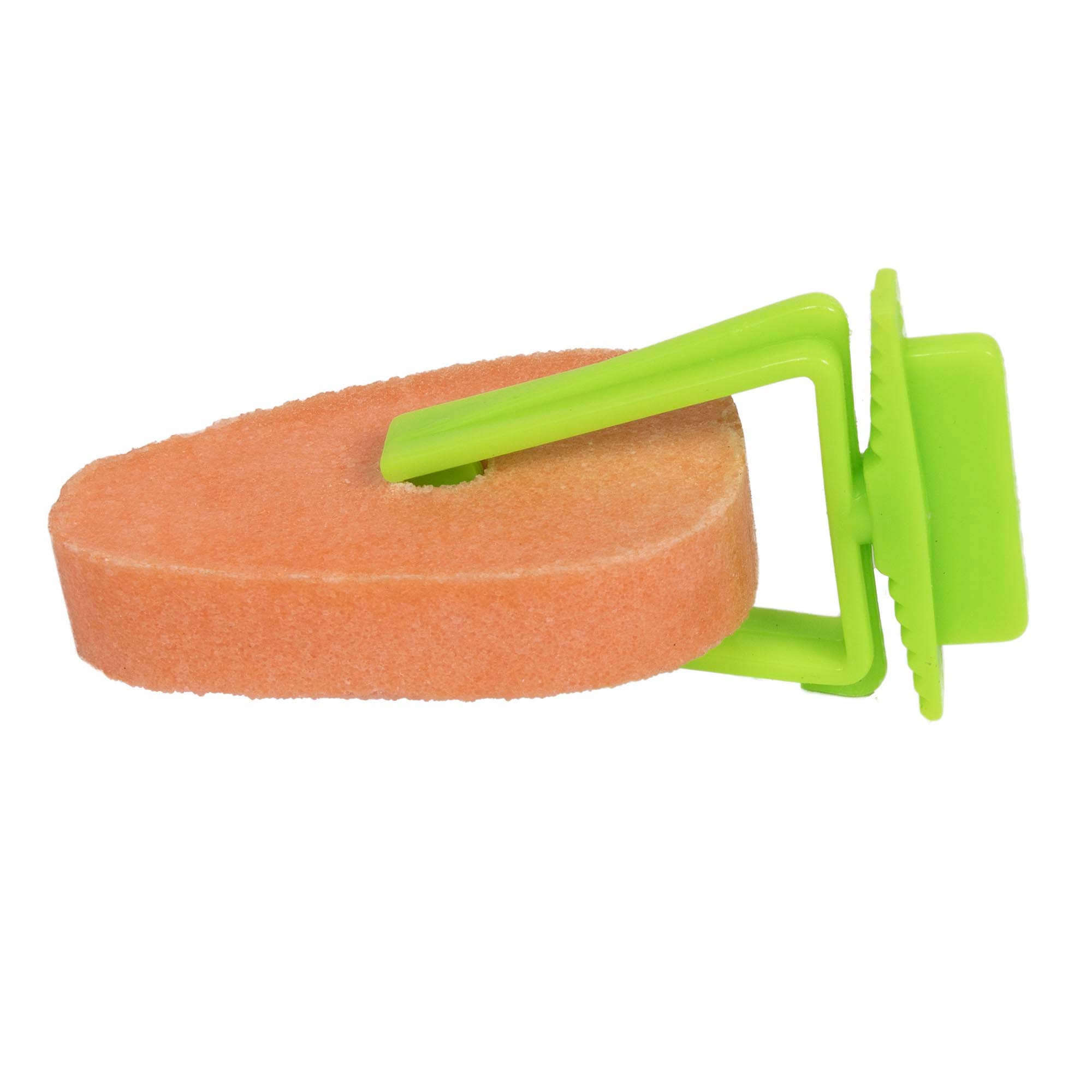 Ware Carrot Salt Lick with Holder, Chinchillas, Gerbils, Guinea Pigs, Hamsters, Pet Rats, Rabbits, Small Breed