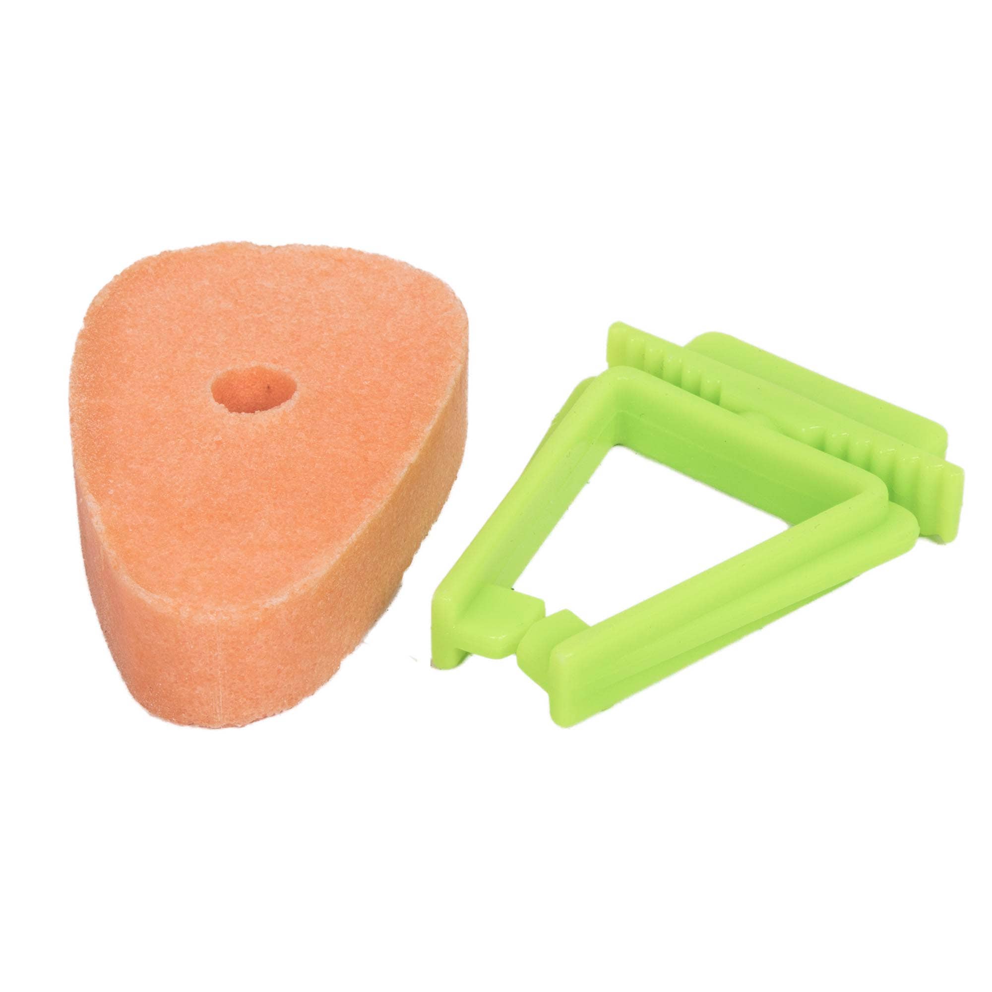 Ware Carrot Salt Lick with Holder, Chinchillas, Gerbils, Guinea Pigs, Hamsters, Pet Rats, Rabbits, Small Breed