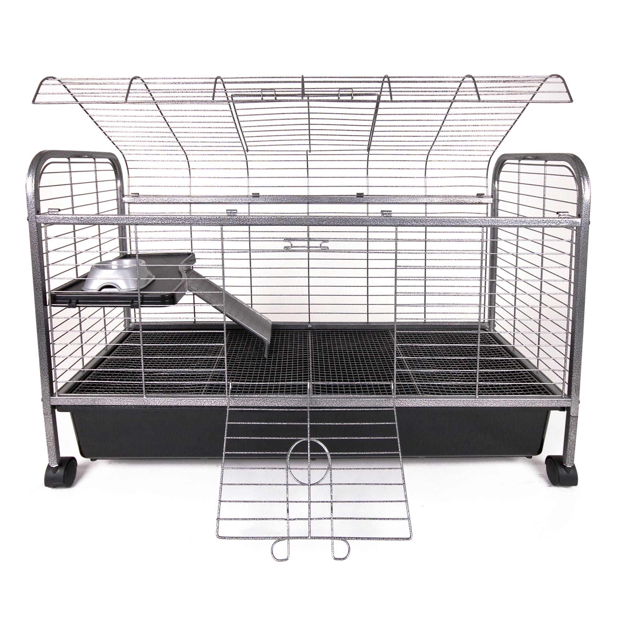 Ware 01930 LRS Rabbit Home, 41-1/2 in W, 17-1/2 in D, 26-1/4 in H, Steel, Gray