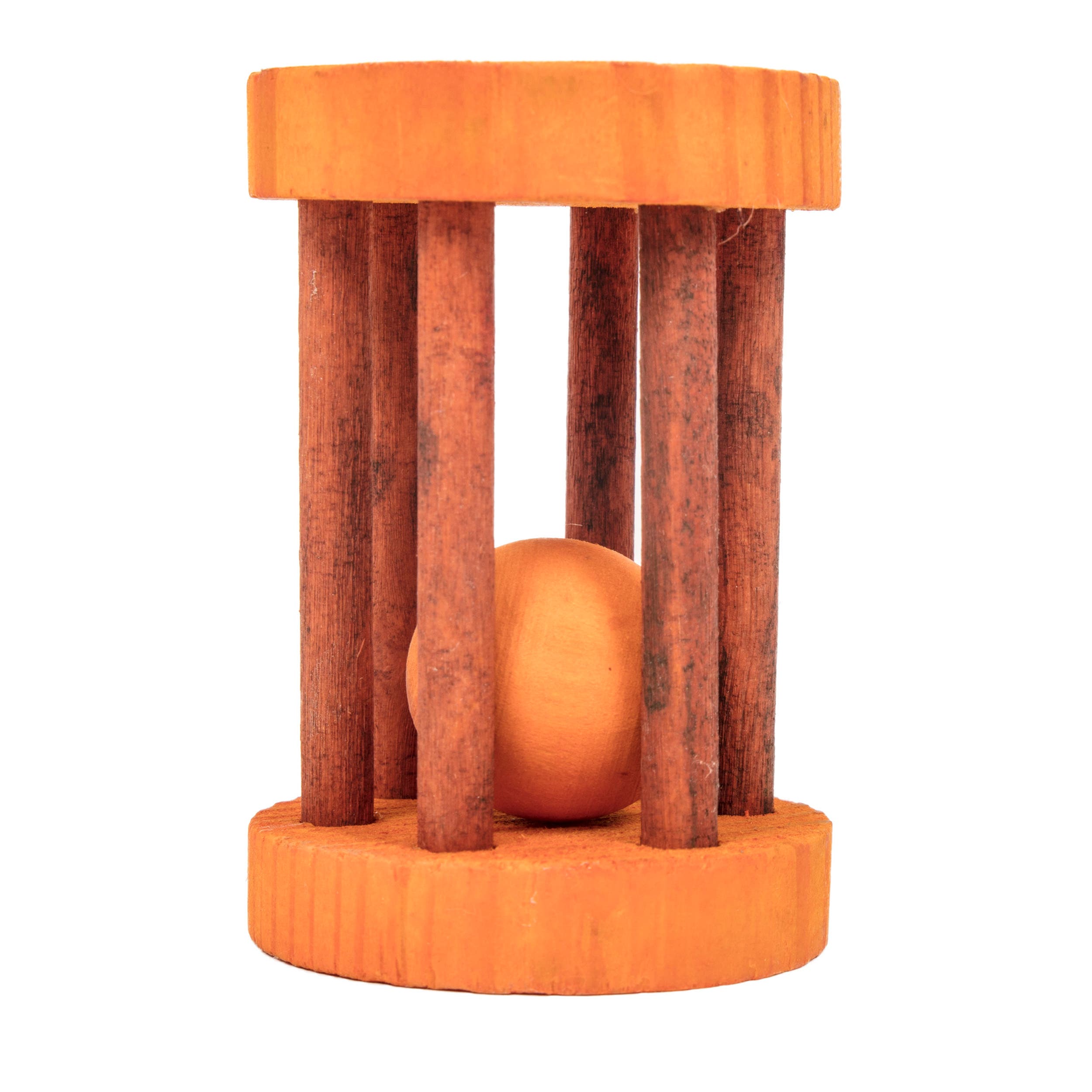 Ware 14025 Barrel Roller, Chinchilla, Gerbils, Guinea Pigs, Hamster, Mice, Pet Rats, Rabbits, Wood, Multi-Color