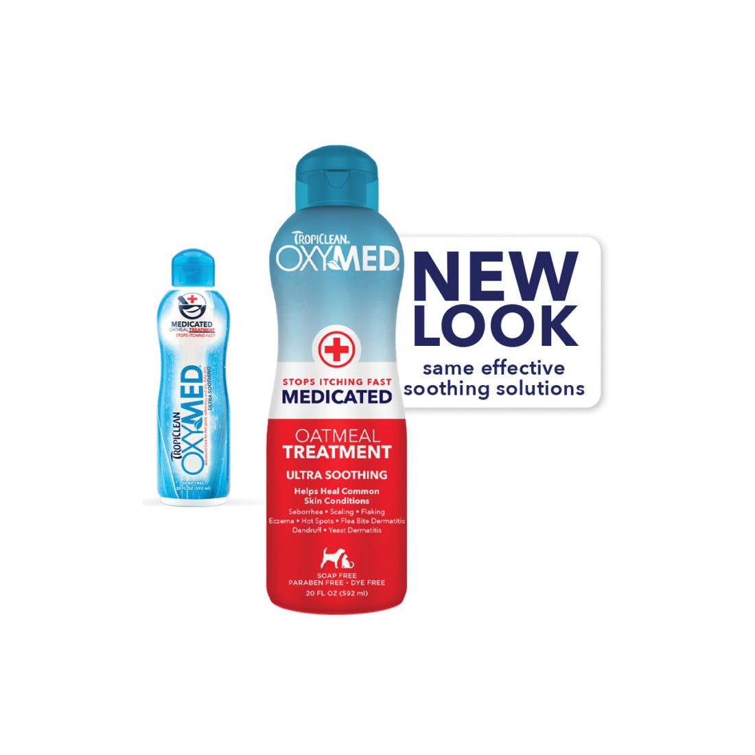 TropiClean OxyMed Pet Shampoo 20 oz Fruity