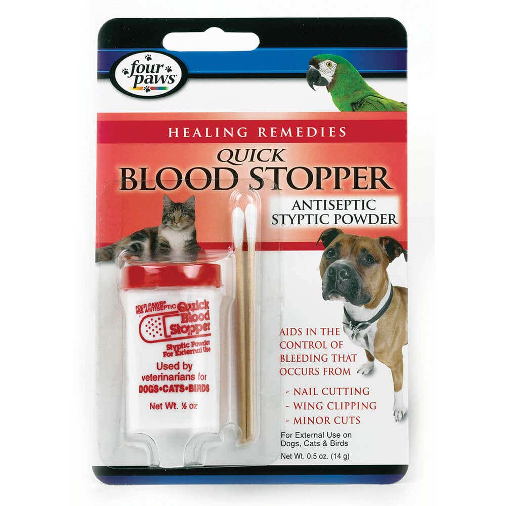Four Paws 100523273 100203518 Quick Blood Stopper Powder, 0.5 oz Bottle