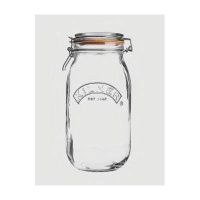 Kilner 0025.492 Round Jar, 1.5 L, Glass