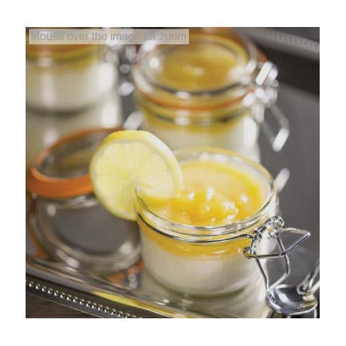 Kilner 0025.496 Round Jar, 0.125 L, Glass