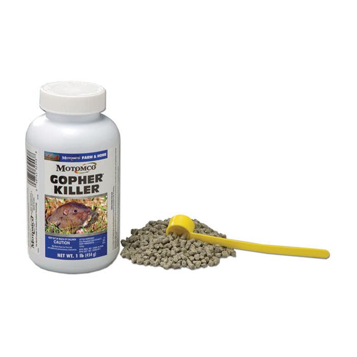 Motomco Gopher Killer, 1 lb, Bottle