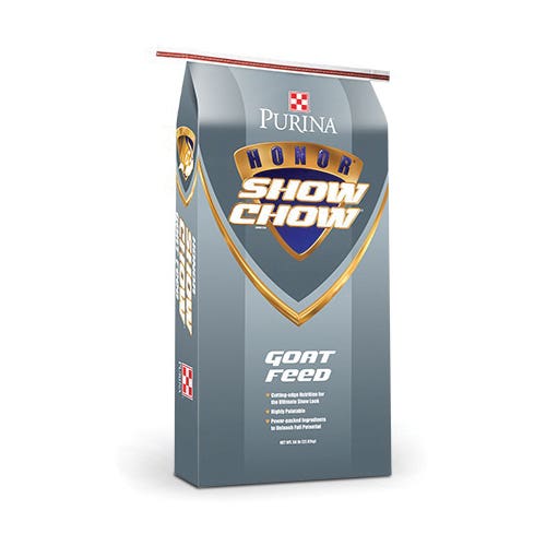 Purina Honor Show Chow 3002945-206 Goat R-20 Feed, Pellet, 50 lb