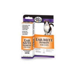 Four Paws 100514900 Aloe Earmite Treatment, 0.75 oz Bottle