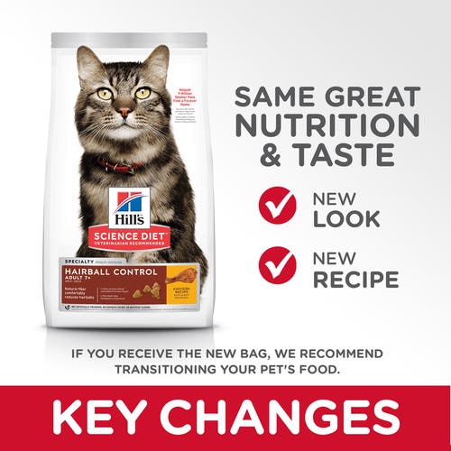 Science Diet 7156 Cat Food, Dry, Chicken Flavor, 3.5 lb Pouch