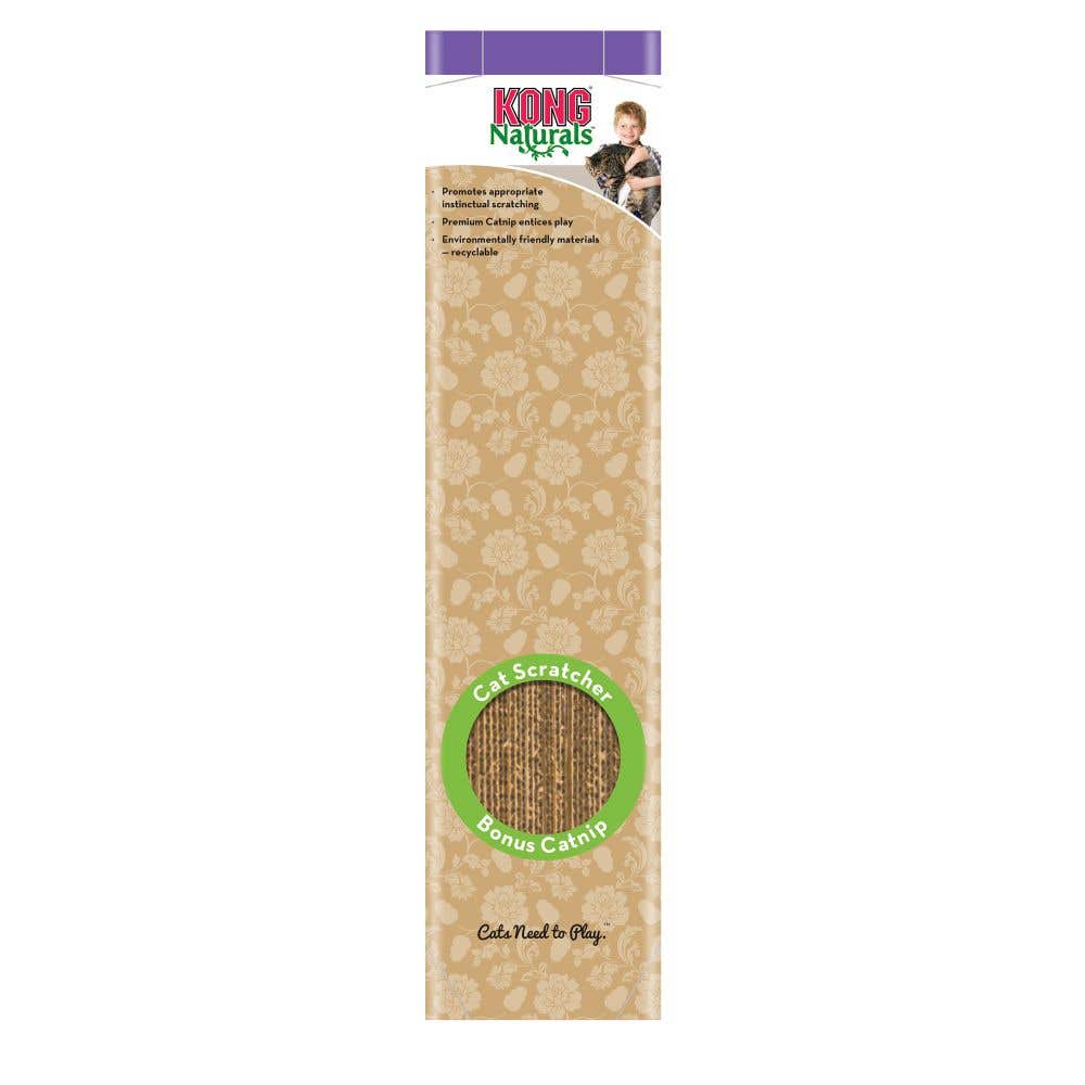 Kong Naturals Cat Scratcher, One-Size, Brown
