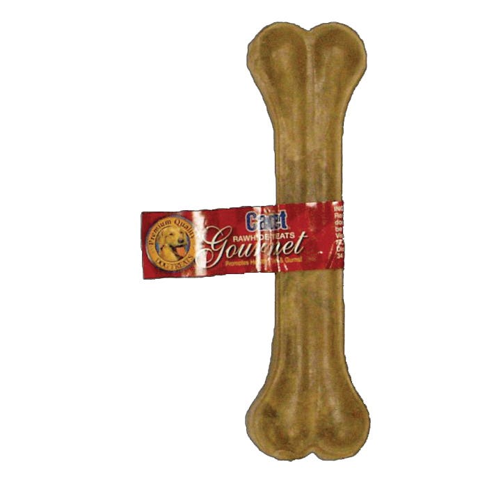 Cadet 00237 Pressed Rawhide Bone, 8 in, Pack