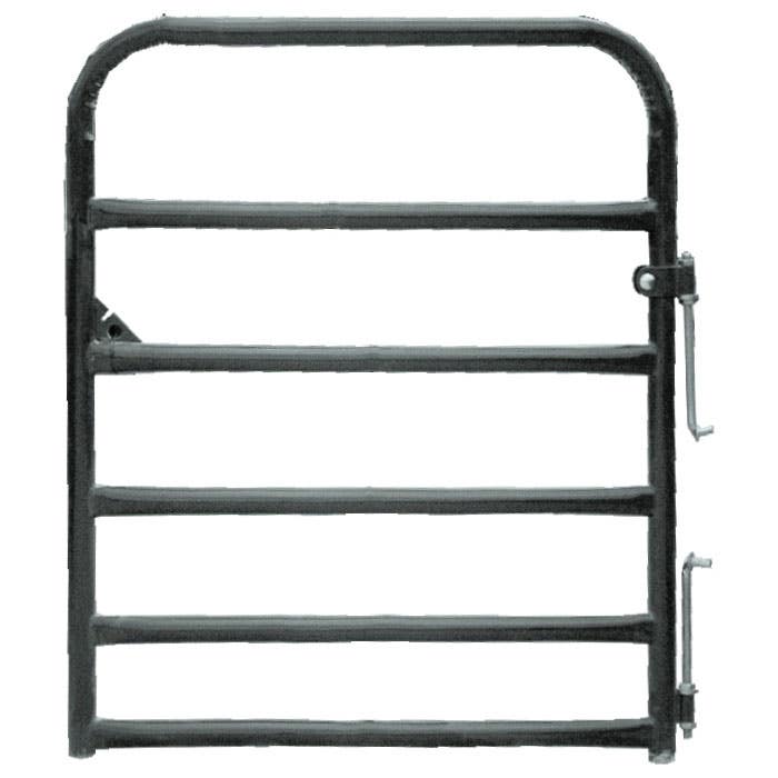 Priefert 12 ft Round Bull Gate, Gray