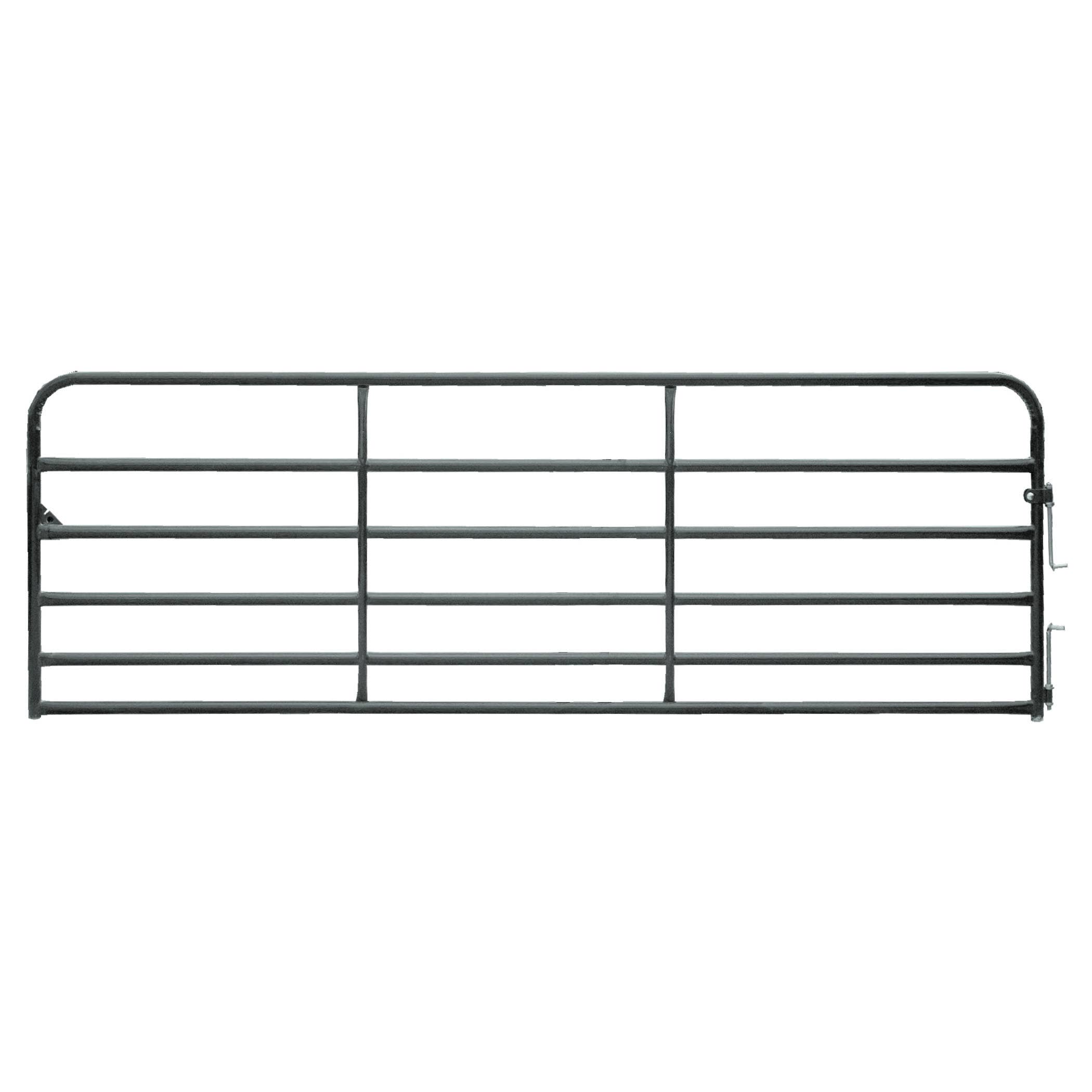 Priefert 12 ft Round Bull Gate, Gray