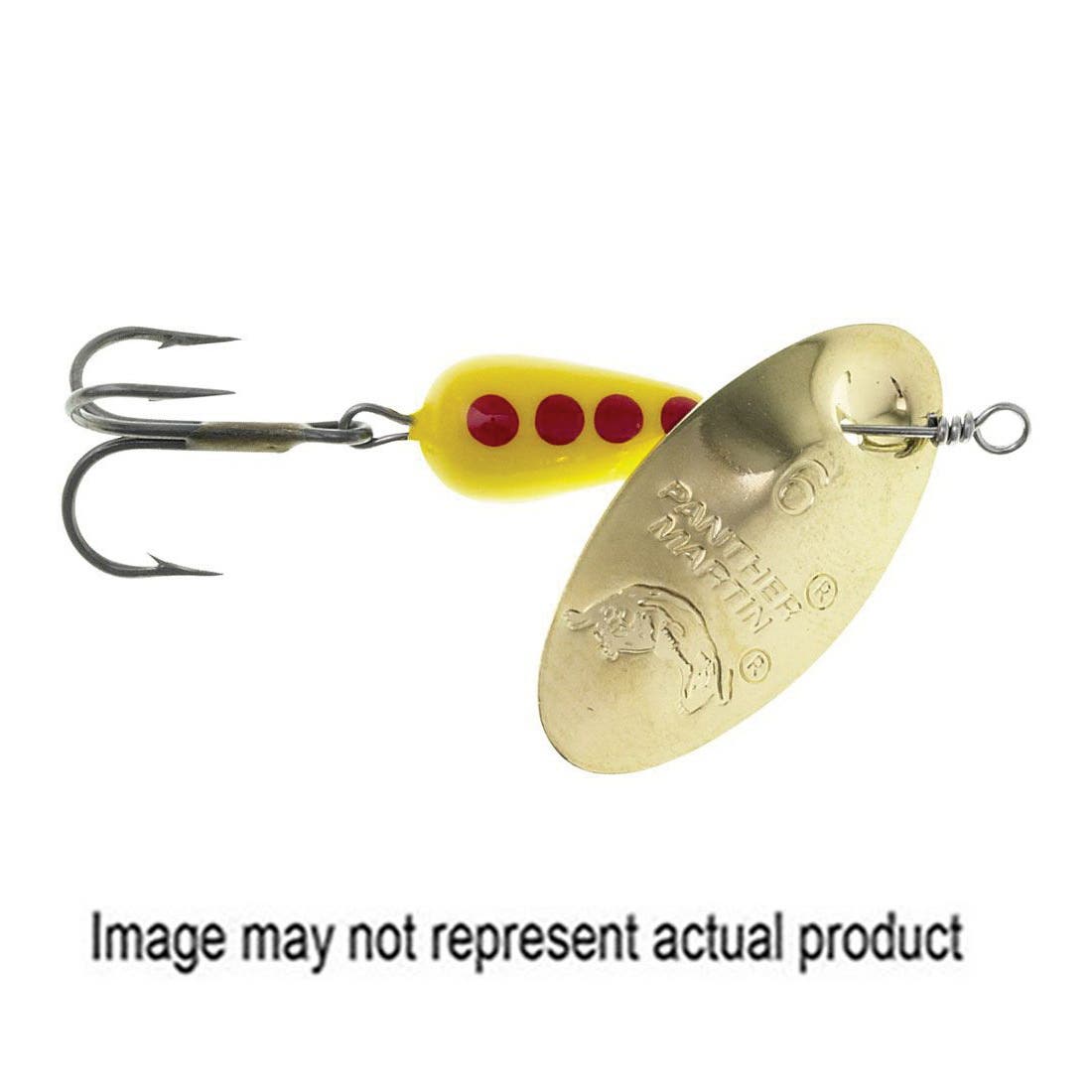 Panther Martin Classic Regular Series Fishing Lure, Bass, Muskie, Pike, Trout, Gold Lure