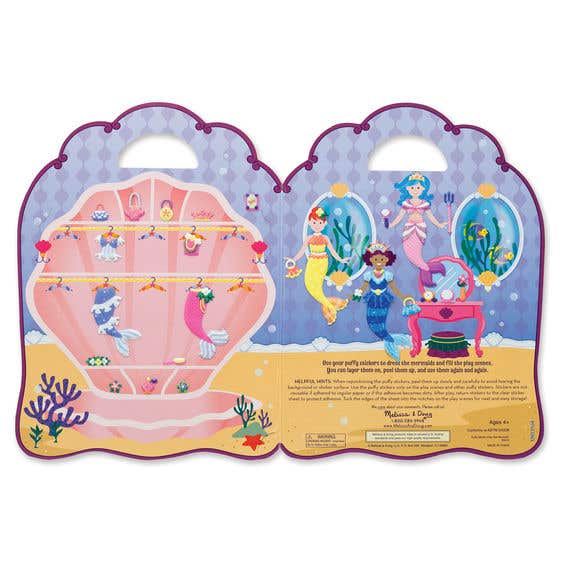 Melissa & Doug Puffy Sticker Mermaid Play Set
