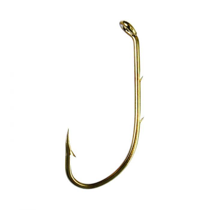 Eagle Claw 181AH-10 Baitholder Hook, #10 Hook, Bronze, 10/PK