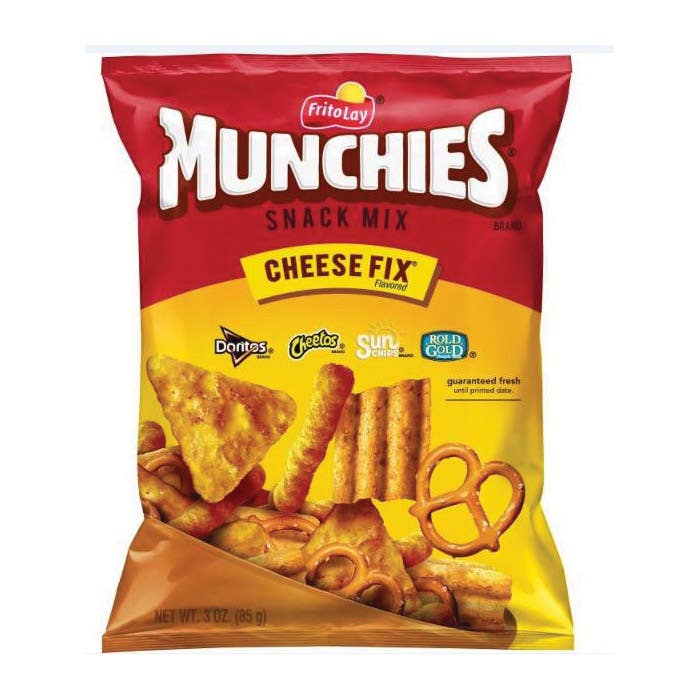 Munchies Snack Mix, Cheese, 3 oz, Bag