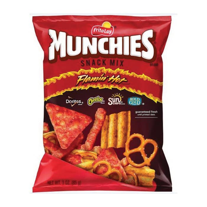 Munchies Snack Mix, Flamin' Hot, 3 oz, Bag