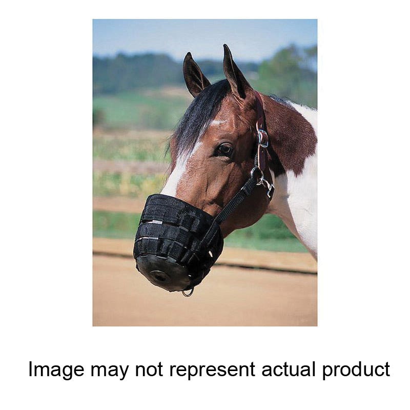 Weaver Leather Grazing Muzzle, Average, Nylon/Rubber, Black
