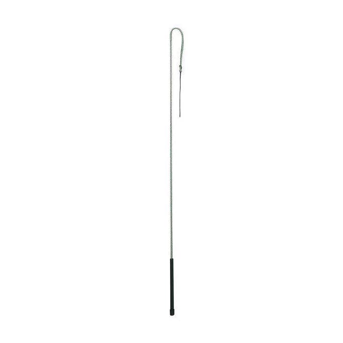 Weaver Leather Stock Whip, Green/White, 50 in OAL - 38159