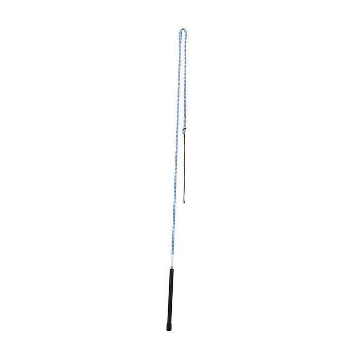 Weaver Leather Stock Whip, Blue/White, 50 in OAL - 38161