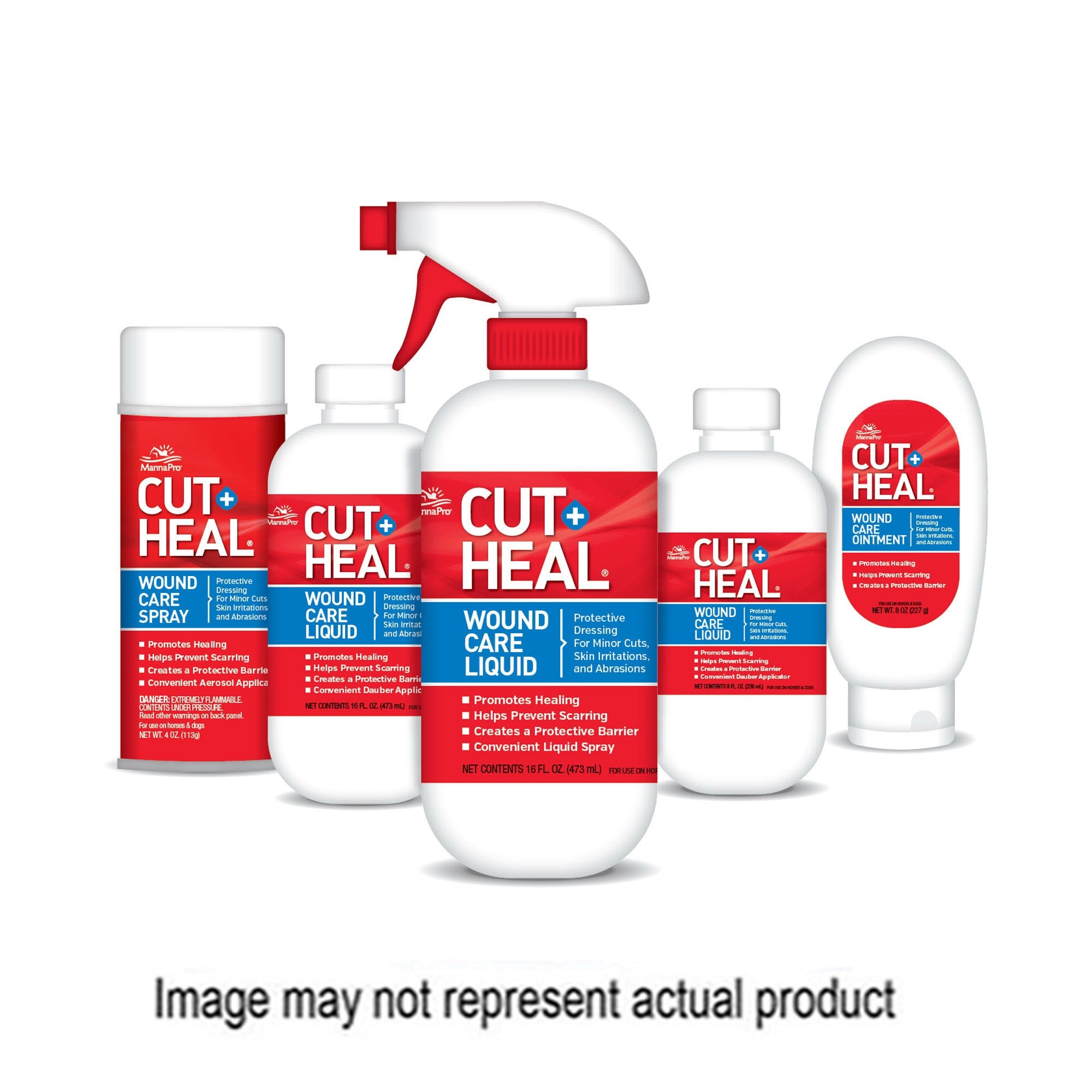 Cut-Heal 1000159 Wound Care, Liquid, 16 oz Bottle