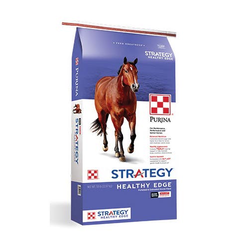 Purina Strategy 41880 Horse Feed, Senior Lifestage, Extruded, Pellet, 50 lb