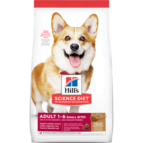 Science Diet 8557 Dog Food, Adult Breed, Dry, Brown Rice, Lamb Flavor, 15.5 lb