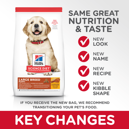 Science Diet 9376 Dog Food, L, Puppy Breed, Dry, 15.5 lb