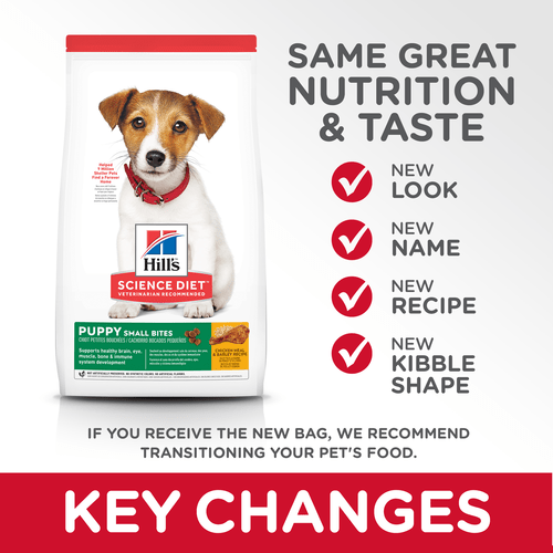 Science Diet 9368 Dog Food, Puppy Breed, Dry, Barley, Chicken Flavor, 15.5 lb