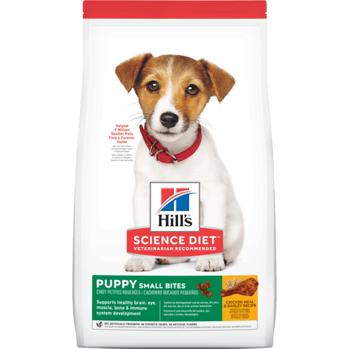 Science Diet 9368 Dog Food, Puppy Breed, Dry, Barley, Chicken Flavor, 15.5 lb