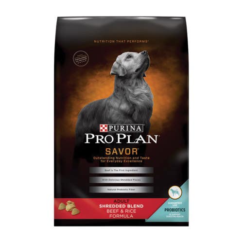 Pro Plan Savor Dog Food Dry Beef and Rice 35 lb